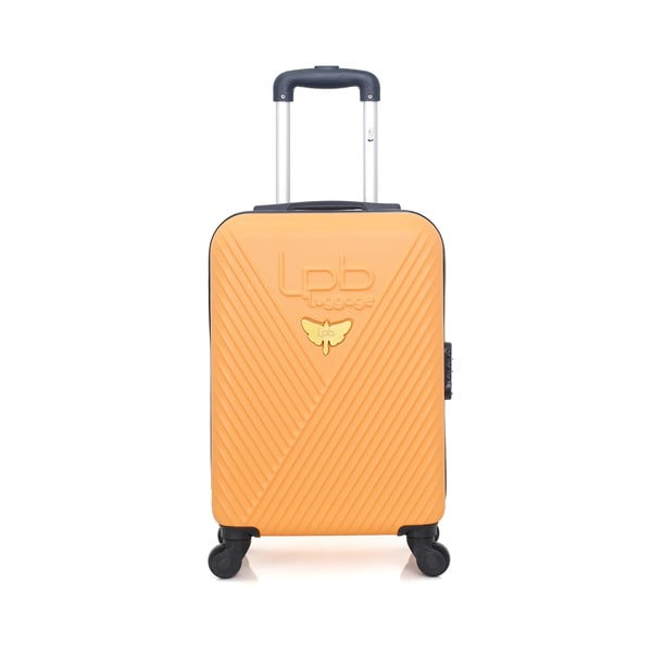 Oranžové zavazadlo na 4 kolečkách LPB Francis, 31 l