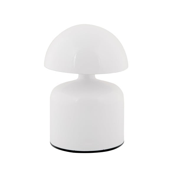Bílá LED stolní lampa s kovovým stínidlem (výška 14 cm) Impetu – Leitmotiv