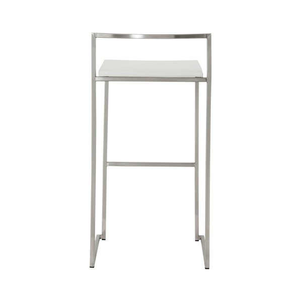Barová židle s bílým sedákem Kokoon Meto, výška sedu 74 cm-image-1