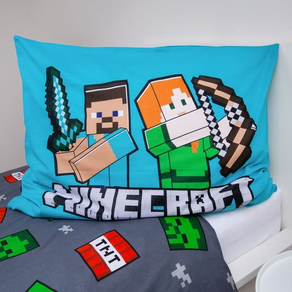 Bavlněné dětské povlečení na jednolůžko 140x200 cm Minecraft "We got this"  – Jerry Fabrics-image-3