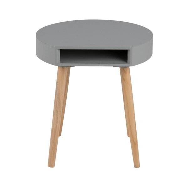 Šedý odkládací stolek s přihrádkou Actona Ela-image-1