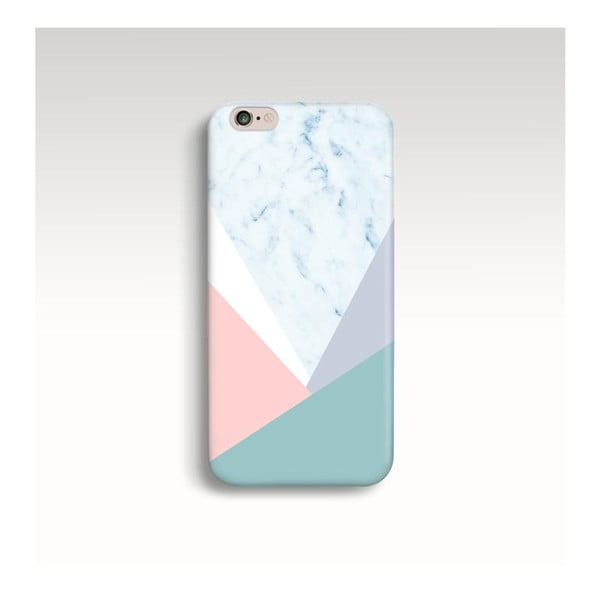 Obal na telefon Marble Pastel Triangle pro iPhone 6+/6S+
