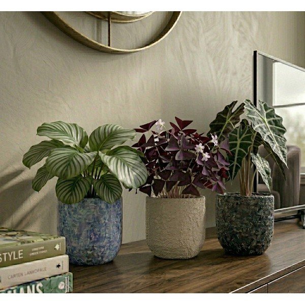 Keramický ručně vyrobený obal na květináč ø 18 cm Almada – Ego Dekor-image-1