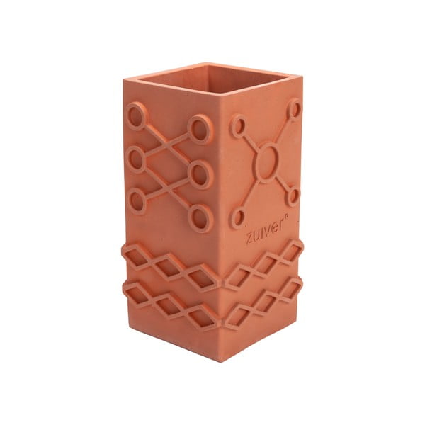 Oranžová váza z betonu Graphic – Zuiver