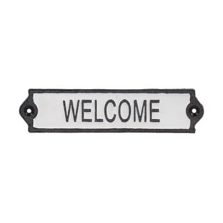 Litinová cedule 21x5 cm Welcome – Esschert Design