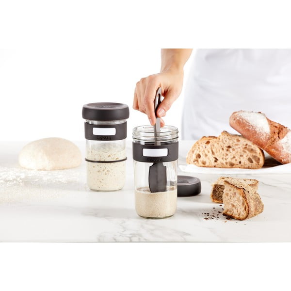 Set na výrobu kvásku se stěrkou 2 ks 700 ml – Lékué-image-3