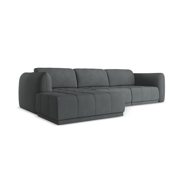 Tmavě šedá rohová pohovka (levý roh) Hoku – Makamii-image-2