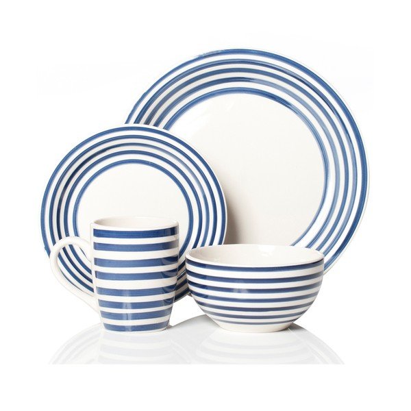 Set nádobí Portabello Blue, 16 ks