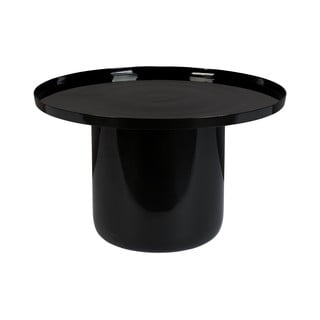 Černý konferenční stolek Zuiver Shiny Bomb, ø 67 cm