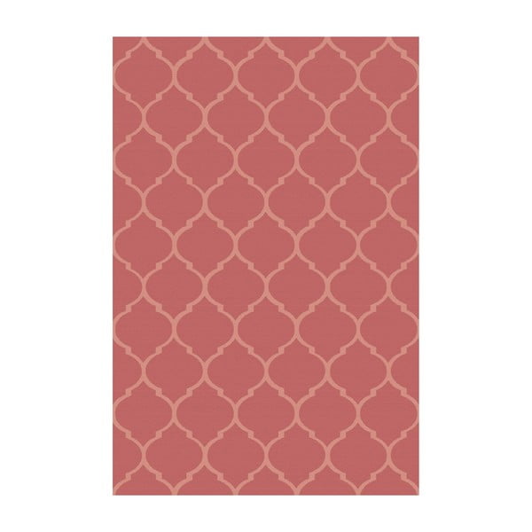 Vinylový koberec Reticular Rojo, 100x150 cm