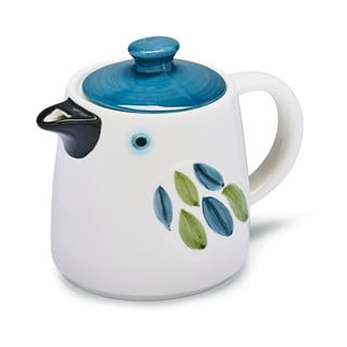 Modro-bílá keramická konvice na čaj Forest Birds – Cooksmart ®