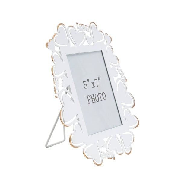 Bílý kovový rámeček na fotky Mauro Ferretti, 25 x 27,7 cm-image-2