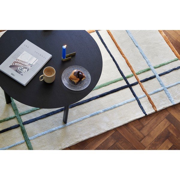 Béžový koberec s příměsí bavlny Hübsch Ester, 120 x 180 cm-image-3