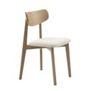 Jídelní židle v krémovo-přírodní barvě Elim – Unique Furniture