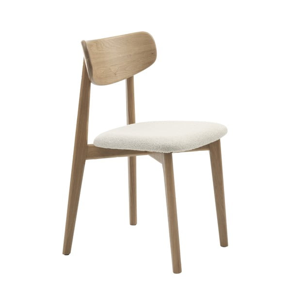 Jídelní židle v krémovo-přírodní barvě Elim – Unique Furniture