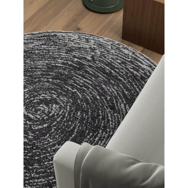 Šedý kulatý koberec ø 120 cm Gloria Cavallo – Hanse Home-image-2