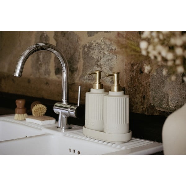 Krémový keramický stojan na mycí prostředky Heidi – Wenko-image-4