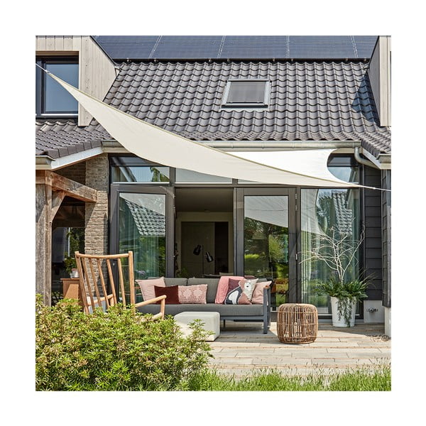Béžová čtvercová stínící plachta Livin' Outdoor Como, 3,6 x 3,6 m-image-2