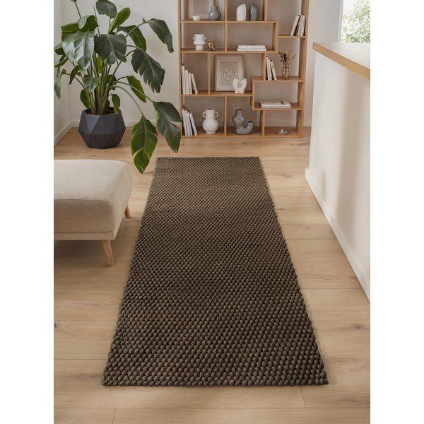 Tmavě hnědý vnitřní a venkovní běhoun 80x250 cm Southwark – Ted Baker-image-1