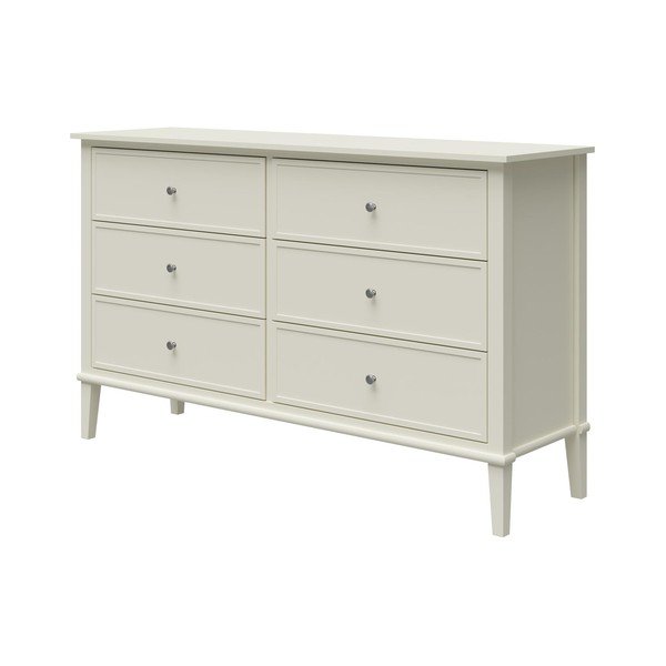 Bílá nízká komoda 138x84 cm Franklin – Støraa-image-2