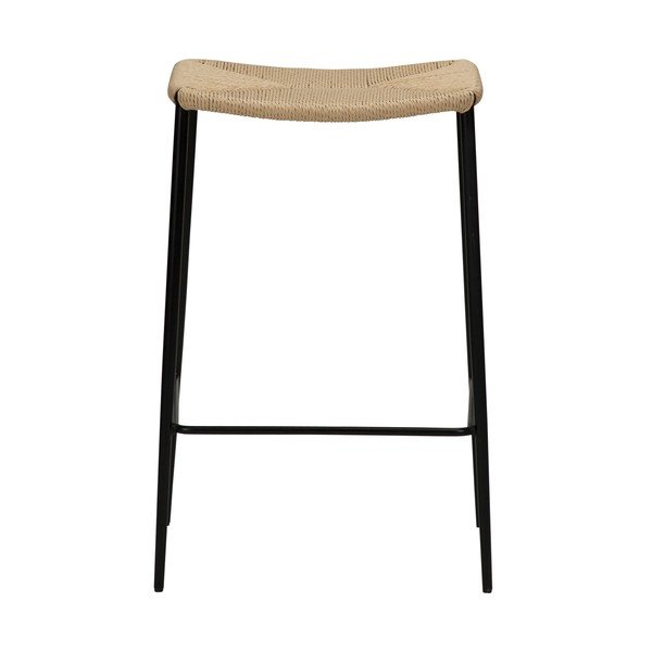 Béžová přírodní barová židle DAN-FORM Denmark Stiletto, výška 68 cm-image-1