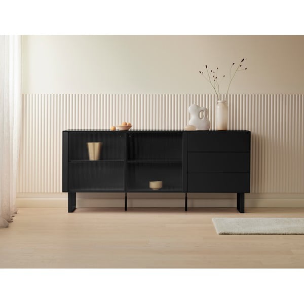 Černá komoda 180x79 cm Edge by Hammel – Hammel Furniture-image-1