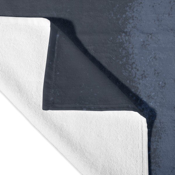Bílo-modrá osuška 70x150 cm Nightfall – Blanc-image-3