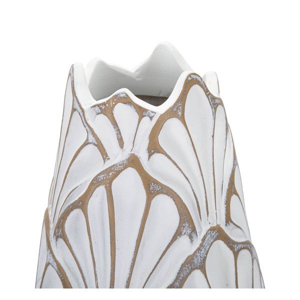 Bílá vysoká váza z polyresinu 55 cm Panama – Mauro Ferretti-image-2