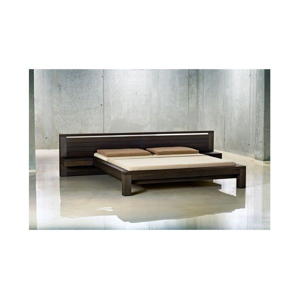 Postel z masivního dubového dřeva Javorina Next, 180 x 200 cm-image-1