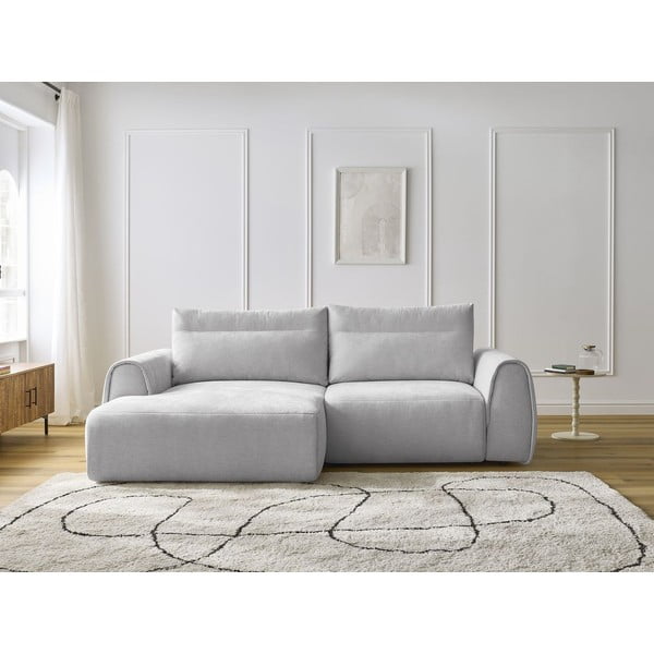 Světle šedá rohová pohovka Aden – Bobochic Paris-image-4