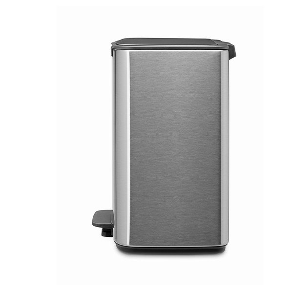 Nášlapný ocelový odpadkový koš v matně stříbrné barvě 12 l Bo – Brabantia-image-3