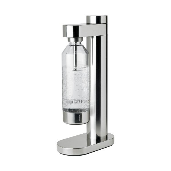 Výrobník sody z nerezové oceli ve stříbrné barvě Brus – Stelton
