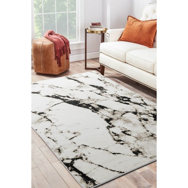 Bílý koberec 133x190 cm Soft – FD-image-1