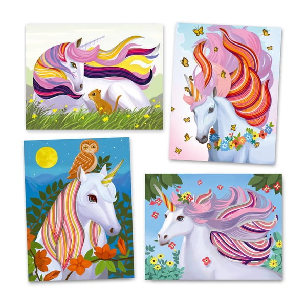Kreativní set Djeco Rainbow Unicorns