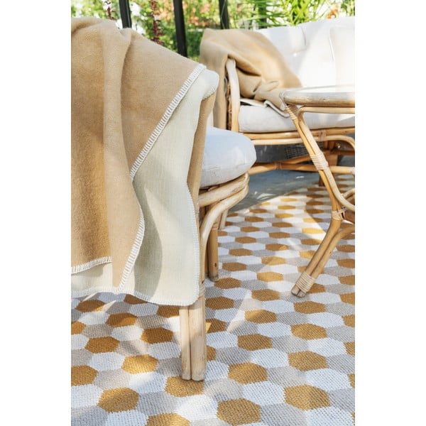 Okrově žlutý vnitřní a venkovní běhoun 70x250 cm Dana Ochre – Pappelina-image-3
