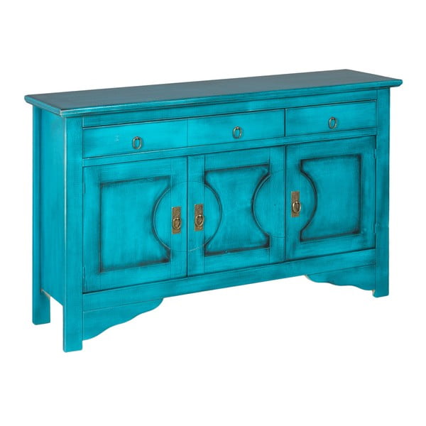 Modrý příborník Evergreen House Credenza