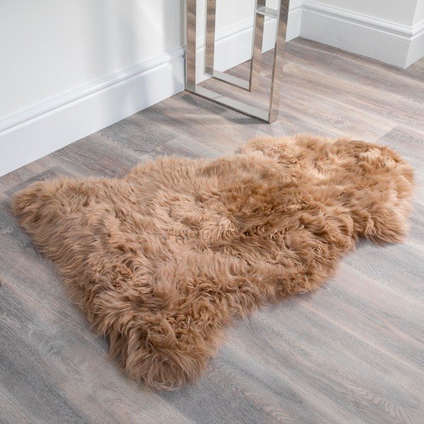 Světle hnědá ovčí kožešina Native Natural Sheep, 60 x 120 cm-image-1