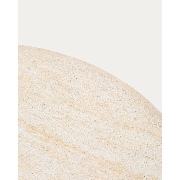 Betonový kulatý zahradní konferenční stolek ø 90 cm Drasi – Kave Home-image-4