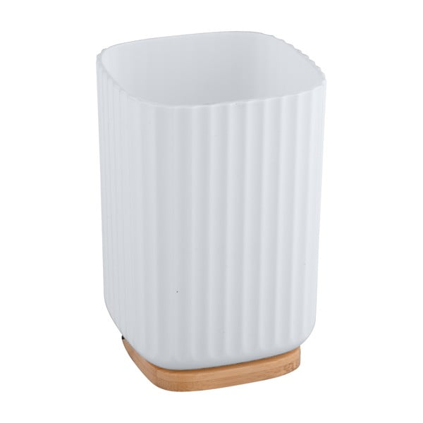 Bílý kelímek na kartáčky Wenko Rotello-image-2