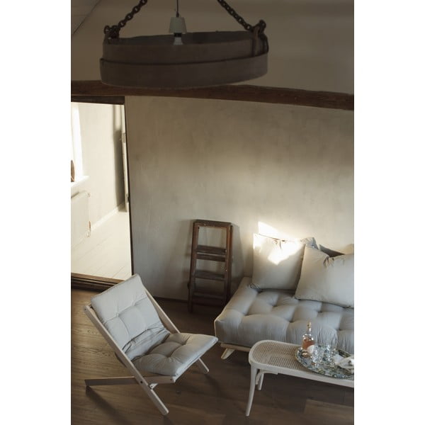 Skládací křeslo Karup Design Boogie Raw/Creamy-image-1