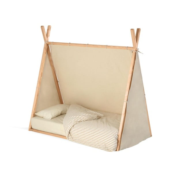 Dětská postel v přírodní barvě 70x140 cm Maralis Teepee – Kave Home-image-4