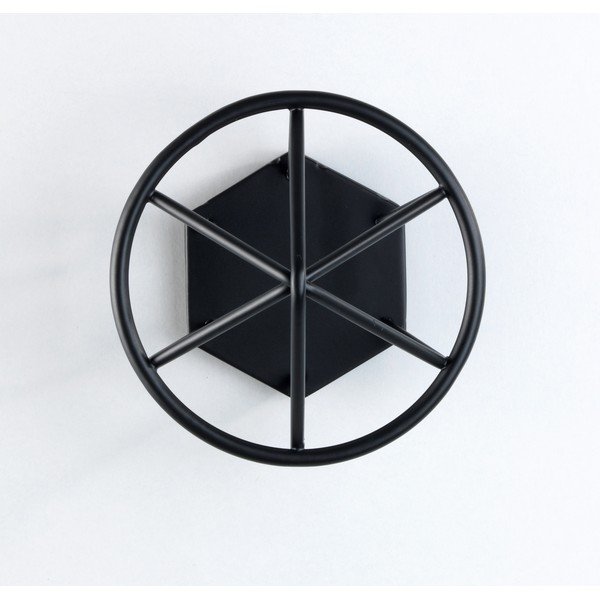 Černý hástěnný háček Wenko Menton-image-1