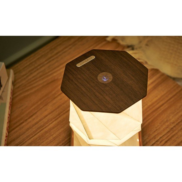 Hnědá světelná dekorace na USB ø 12 cm Twist Hexagon – Gingko-image-4