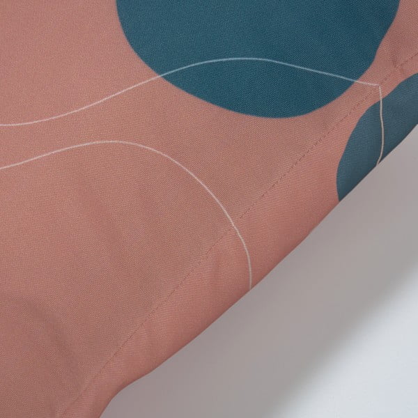 Růžový povlak na polštář Kave Home Abish, 45 x 45 cm-image-1