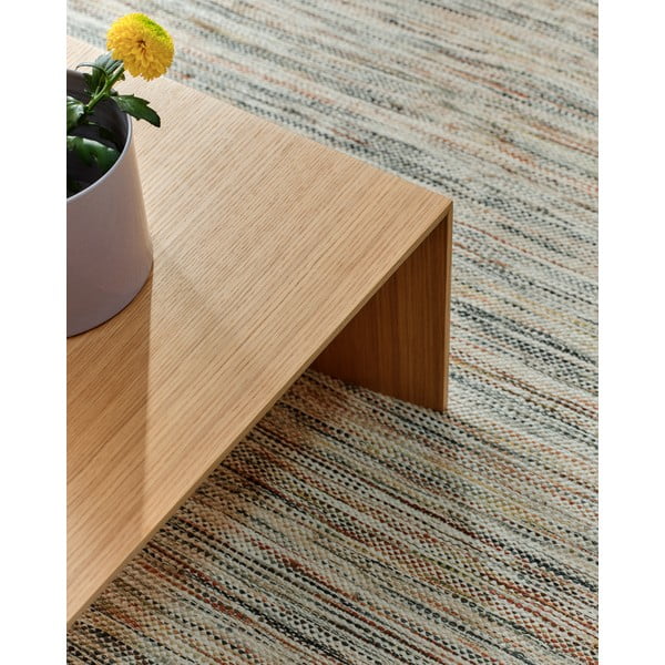 Konferenční stolek ve světle přírodní barvě v dekoru dubu 70x140 cm Litto – Kave Home-image-3