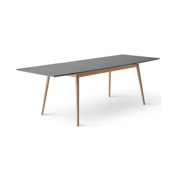 Rozkládací jídelní stůl v antracitovo-přírodní barvě 90x165 cm Meza – Hammel Furniture-image-3