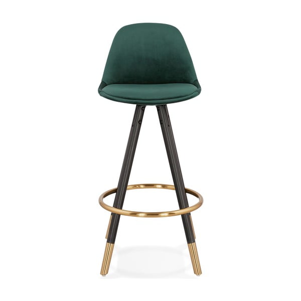 Tmavě zelená barová židle Kokoon Carry Mini, výška sedáku 65 cm-image-1