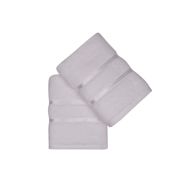 Sada 2 bílých bavlněných ručníků Foutastic Dolce, 50 x 90 cm-image-3