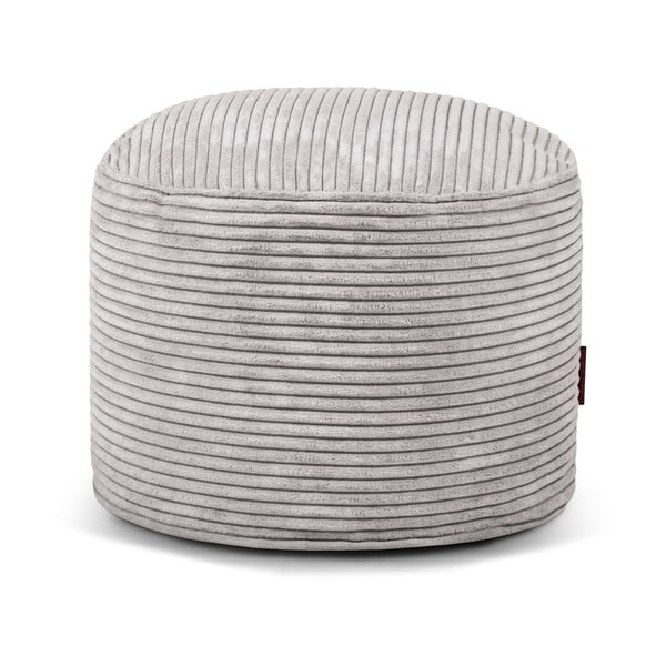 Světle šedý manšestrový sedací vak Mini – SLOWDOWN