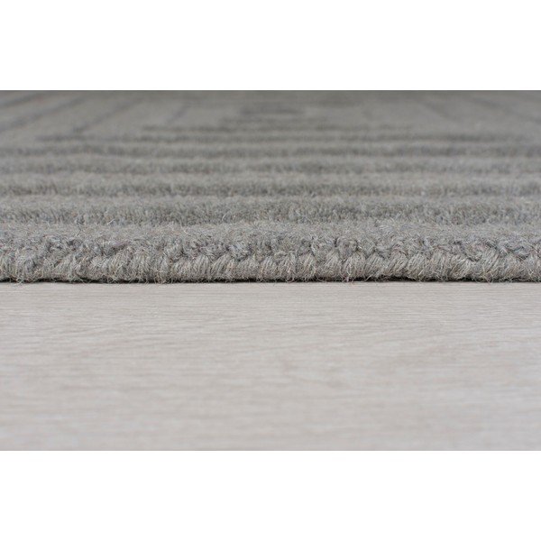 Šedý vlněný koberec Flair Rugs Estela, 160 x 230 cm-image-2